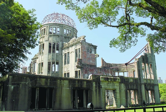 広島の原爆ドーム　(c) 朝日学生新聞社