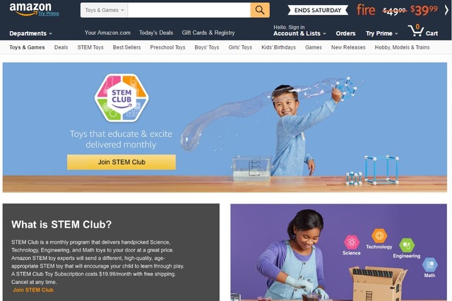 Amazon.com「STEM Club」