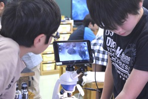 生徒全員が授業に積極参加…小学校でデジタル顕微鏡を活用した理科実験 画像