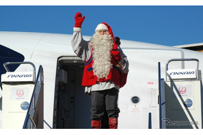 公認サンタクロースが成田に到着、被災地など訪問へ 画像
