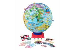 学びながら世界一周、球体の「地球まるごとすごろく」7月発売 画像