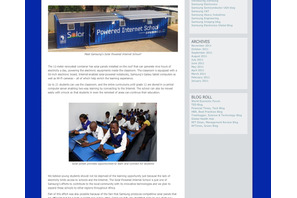 サムスン、太陽光発電によるコンテナ教室を南アフリカで運用開始 画像