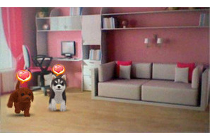 仔犬が遊びにくるよ「かわいい仔犬3D」…犬を飼う楽しさを体験 画像