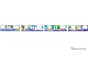 大阪市交通局、200系増備車に学生考案の新デザイン 画像