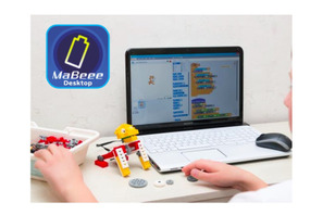 Scratch対応、乾電池型IoTデバイス「MaBeee」PC用アプリセット発売 画像
