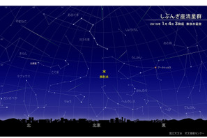 新年最初の「しぶんぎ座流星群」見頃は1/4夜明け前 画像