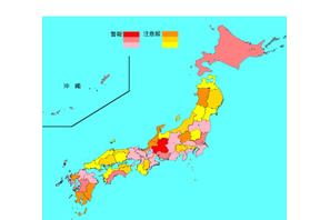 【インフルエンザ18-19】岐阜・北海道など警報レベル…全国で大流行の恐れ 画像