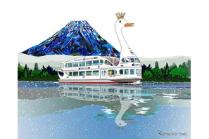 山中湖、子供展望席もある遊覧船「白鳥の湖」が誕生 画像