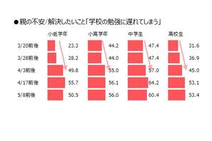 休校中のデジタル学習3割超、集中力や理解力不安…ベネッセ調査 画像