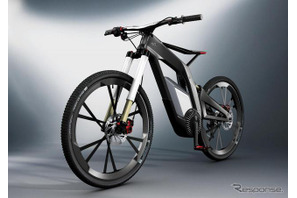 アウディの電動アシスト自転車、最高速は80km/h 画像