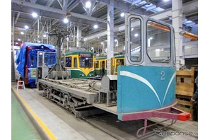 花電車を譲渡、貴重な明治生まれの2軸車…鹿児島市交通局 画像