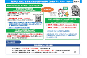 地震被災など、学生支援策の周知徹底求む…文科省 画像