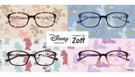 「Zoff SMART Disney Model」各9,000円(税別・標準レンズ代込み) （C）Disney