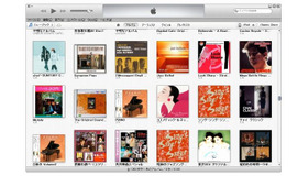「iTunes 11」ライブラリ画面（アルバム）
