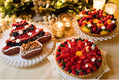 今年はフルーツたっぷり3種のタルト、キルフェボンのクリスマスケーキ試食会 画像