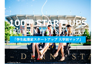 学生起業社数1位は慶大「スタートアップ大学別マップ」公開 画像