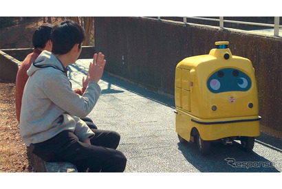 宅配ロボット、慶應大キャンパスでコンビニ弁当を配送…実証実験動画を公開 画像