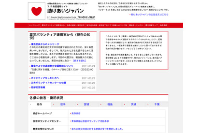 学生有志による被災地支援「助けあいジャパン」が始動 画像