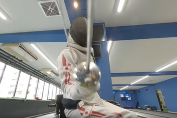 障がい者スポーツをアスリート視点で疑似体験、VR動画 画像