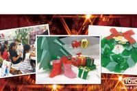 新素材「オリエステルおりがみ」でクリスマス飾りを作ろう、大阪12/10・23 画像