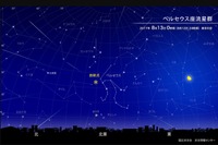 ペルセウス座流星群が8/13極大、見頃の時間は？流星数は1時間に最大35個 画像