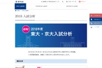 【大学受験2018】Z会、東大・京大入試分析速報を特設サイトで公開 画像