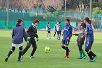 日テレ・ベレーザの選手参加、駒沢女子大サッカー教室6/9 画像