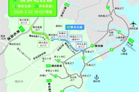 首都高 横浜北西線3/22開通…東名高速から横浜港を直結 画像
