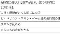 コロナ禍の夏休み、保護者の悩みは「おうち時間の過ごし方」 画像