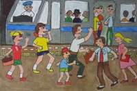 東京メトロ、地下鉄をモチーフに小学生が描いた絵を募集 画像