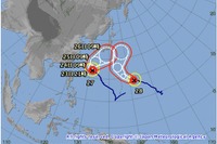 台風27、28号が接近中…26号以上の大雨となる恐れ 画像