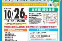 看護系大学フェア2014、上智・聖路加など14校が参加 10/26