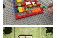 LEGOで作った家の間取りを3D表示、空間を歩き回れる擬似体験も 画像