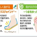 子どもの足の特徴に合わせた4つの機能
