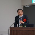 文部科学省 生涯学習政策局の安彦広斉（あびここうせい）氏　2017年10月「eラーニングアワード2017フォーラム」に登壇した