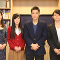 左から参加者の星名さん、松下さん、岡崎さん、インストラクターのセレンさん