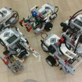 生徒たちが制作したロボット