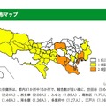 東京都の地域別インフルエンザ発生状況