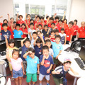 F@IT Kids Club×千葉工業大学プログラミングサマースクール2018「スクラッチ」集合写真
