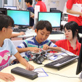 F@IT Kids Club×千葉工業大学プログラミングサマースクール2018のようす／いざ、プログラムを送信