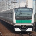 痴漢防止対策の実証実験が行なわれる埼京線。