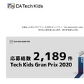 「Tech Kids Grand Prix 2020」応募総数発表