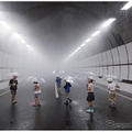 トンネル非常設備（水噴霧放水）体験