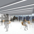 新校舎「K-Place」4FのパフォーマンスStage（音楽室）イメージ