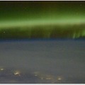 ISSから撮影した「オーロラ」