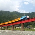 【夏休み】本物の蒸気機関車の「きかんしゃトーマス」、大井川鐵道を走行