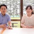 加藤亮介先生と学生の馬場彩香さん