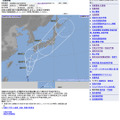 気象庁の台風19号情報