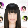 江口愛実“ネタバレ”映像をグリコが公開 AKBメンバーの顔パーツでCGを作れる「AKB48推し面メーカー」作成例