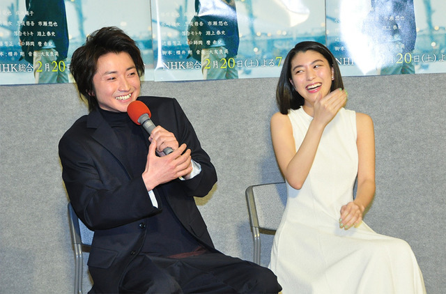 藤原竜也、成海璃子／「海底の君へ」完成報告会見